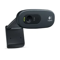 

Logitech C270 HD 720P black Webcam With microphone