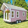 8*32 pink tiny house by JM