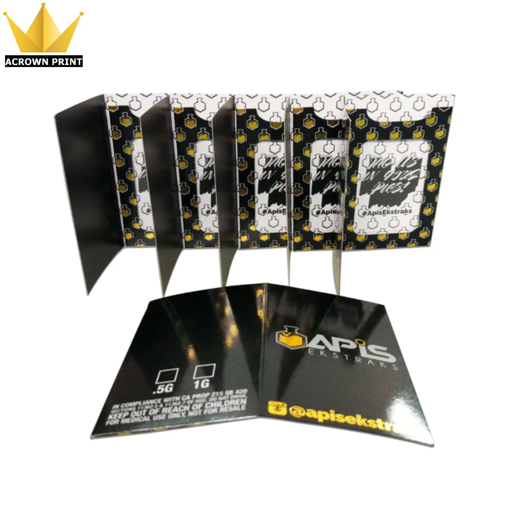 

Custom Extracts Single Window Botanical Concentrate packaging Envelopes by acrown, Cmyk/pms