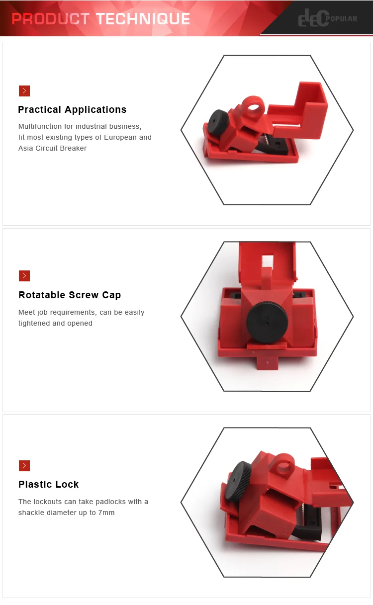 الجملة المنتجات نايلون المواد السلامة 120 / 277V المشبك على قسارة تأمين