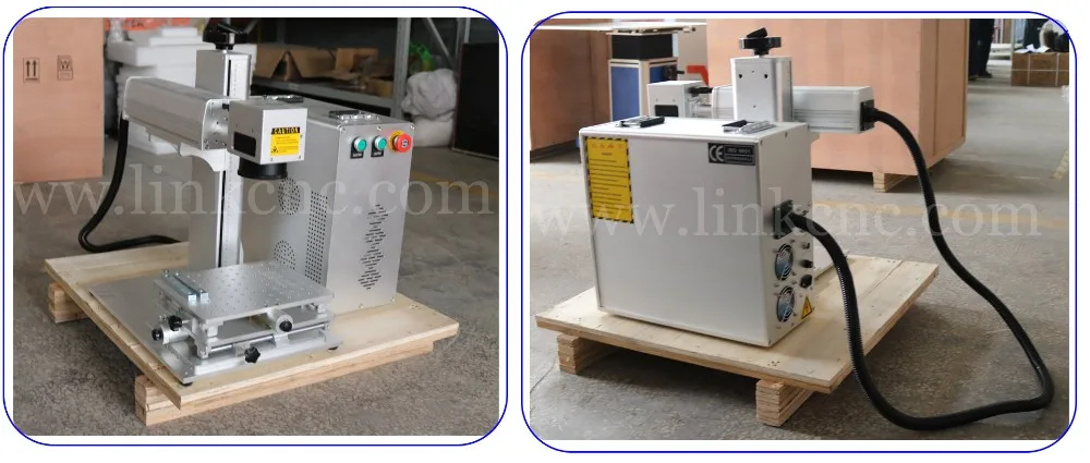 20w 30w mini portable fiber source laser engraving metal , fiber laser marking machine price
