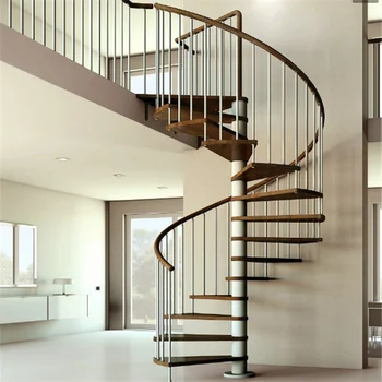 Outdoor Wood Spiral Staircase Kits With Metal Railing Buy Outdoor Wood Spiral Staircase Outdoor Spiral Staircase Kits Exterior Spiral Staircase