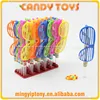 New post colorful plastic glasses toy candies for children