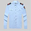 security officer uniform security wear guard uniform navy blue metal button shoulder epaulet security uniform shirts