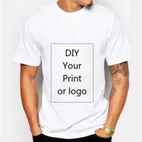 

Customized personality T-shirt printing Men's solid color cotton T-shir