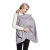 Grey color multi use baby breastfeeding nursing cover cotton