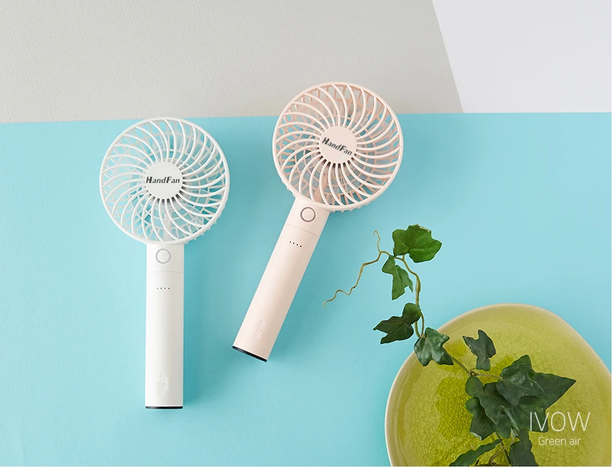 Ivow Homasy Geek Aire 2600ma Power Bank Fan,Detachable Rechargeable Mini Personal Handheld Power