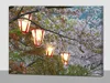 Blow on/off or timer function japanese picture led canvas wall art prints