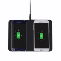 

Dual Pad Fast Wireless Charger,Qi Charging Stand wireless charger for Charging Two Device