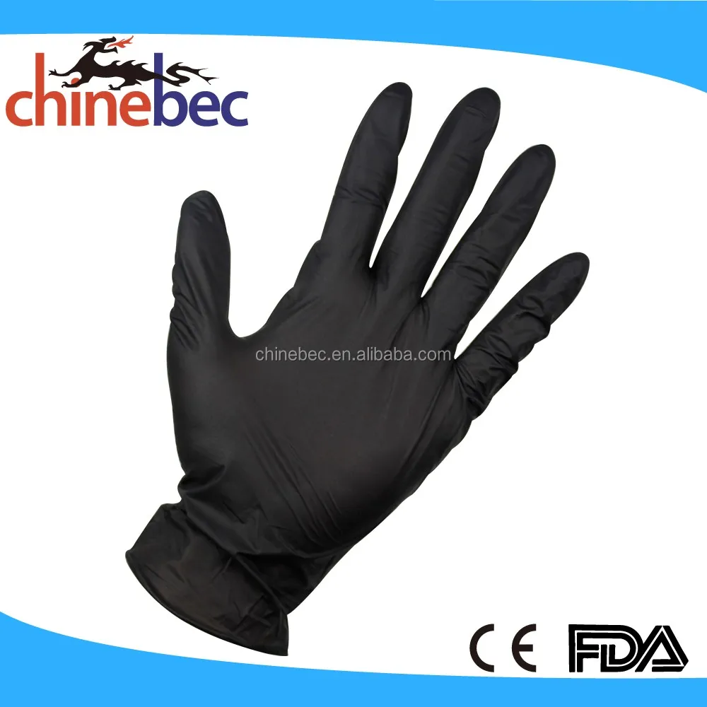 Salon One Time Use Black And Blue Nitrile Glove Buy Salon Glove,Salon
