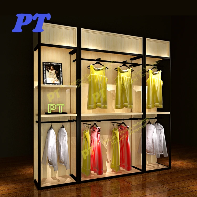 Retail Cloth Hanger Wall Rack For Women 