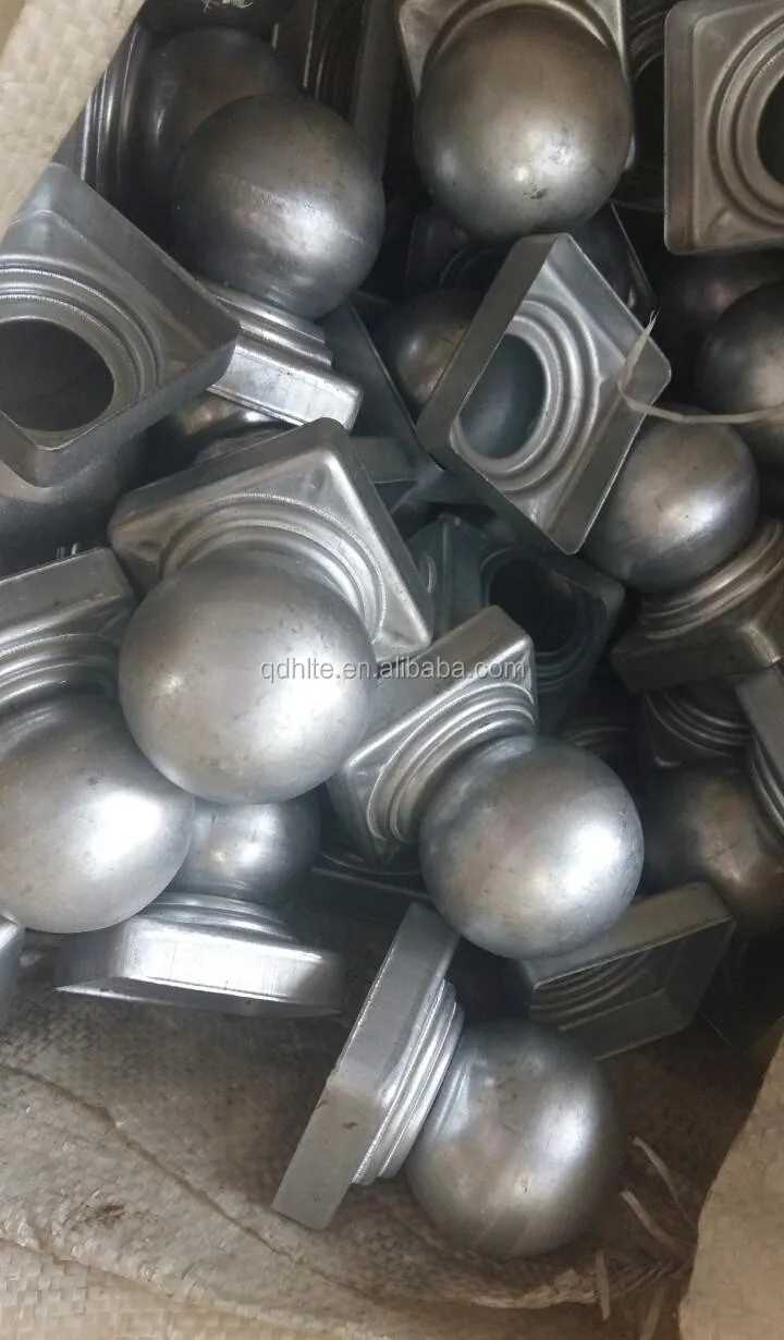 Galvanized Steel Fence Caps Wrought Iron Ball Caps Customized Fence Baluster Post Caps Buy