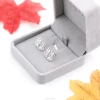 MOQ 1pairs Custom Monogram Initial Name Stud Earring Mother Daughter Birthday Gifts
