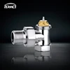 Ivanci compression joint 15*1/2 angle polished chromed manual radiator valve