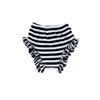 Soft Baby Underwear Infant Bummies Toddler Baby Girls Diaper Cover Black And White Striped Baby Cotton Bloomers