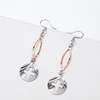 Elegant 925 sterling silver earrings, ladies cross earrings, fashion accessories for ladies