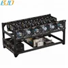 8GPU Crypto Coin Aluminum Stackable Open Air Mining Miner Frame Rig Case for Ethereum(ETH)/ETC/ZCash