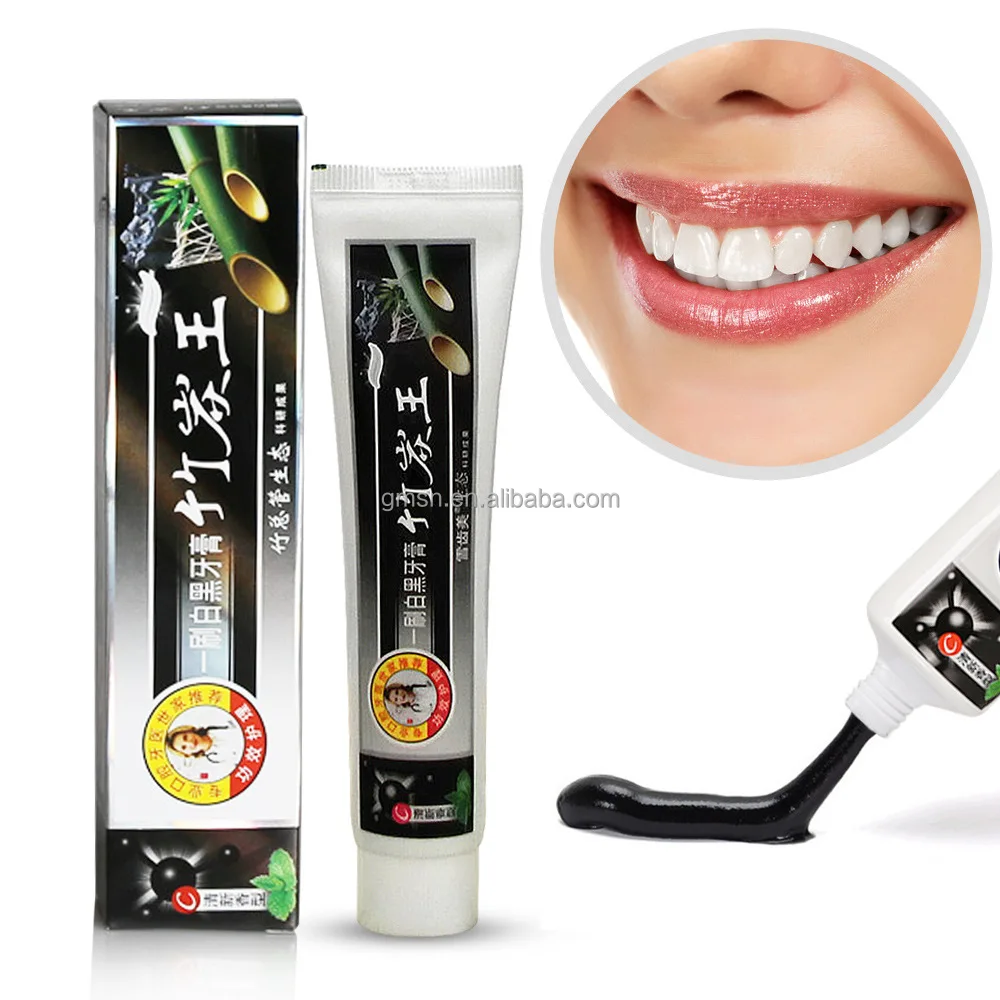 

2017 Hot Sell black Bamboo Charcoal Toothpaste Black Toothpaste With Cheap Price, Black paste