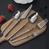 Wholesale Silver Plated Spoon Silverware Set 24Piece Stainless Steel Cutlery