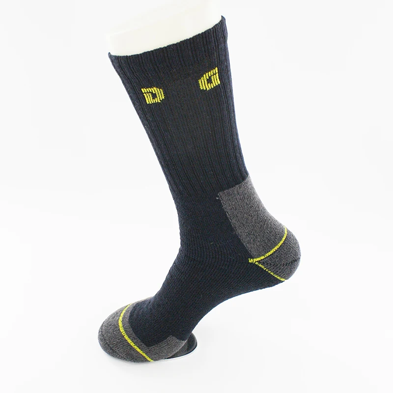 

Hot sale black thermal thick cotton men socks winter, Pantone color as customers requires