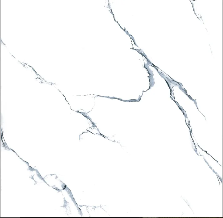 Hot sale 60x60cm glazed full polished white marble porcelain floor tiles