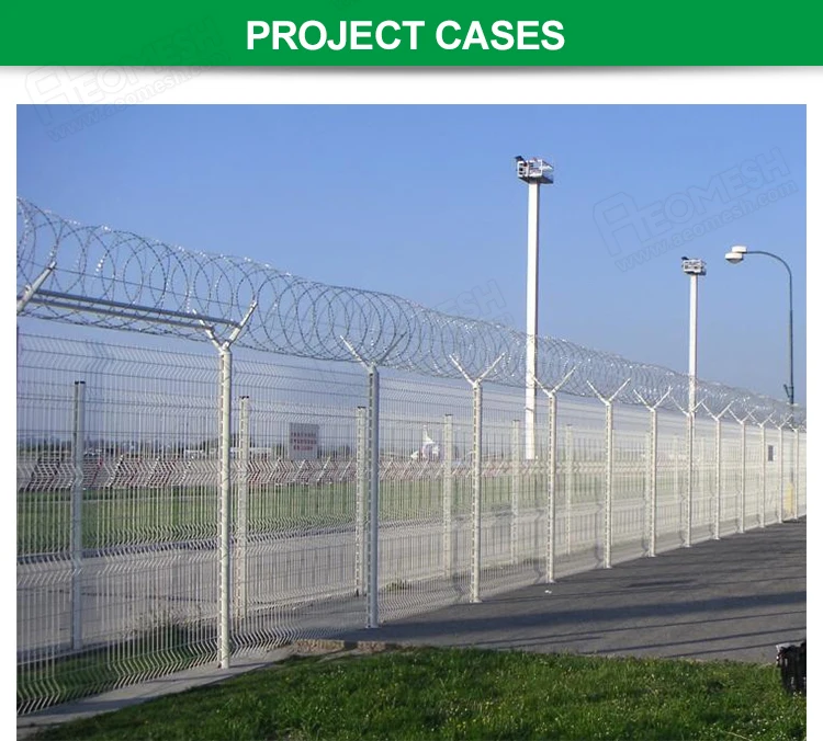 AEOMESH Welded Wire Mesh Airport Perimeter Fence
