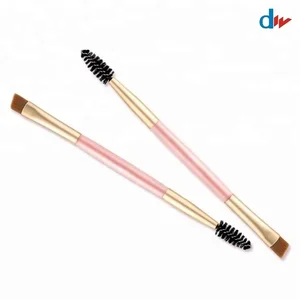 New Arrivals Single Piece Duo Head Eyebrow Brush Eye Lash Brush Double End Makeup Brush