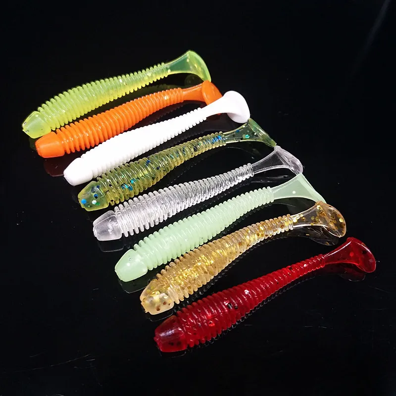 

Wobbler Jigging 5cm 0.7g Fishing Lure Soft Worm Shrimp Jerkbait Fish Ocean Rock lure bass soft fish smell soft baits, As picture show