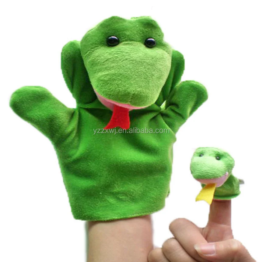 Free Sample Plush Toys Mascot Hand Puppet For Sale Plush Donkey Hand