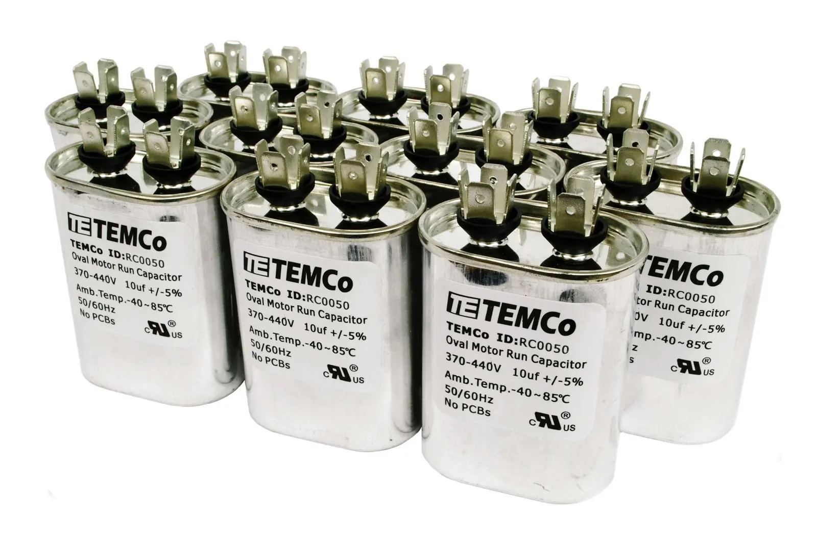 HQRP 10uf 370440V Capacitor for AC Electric Motor Run Start HVAC