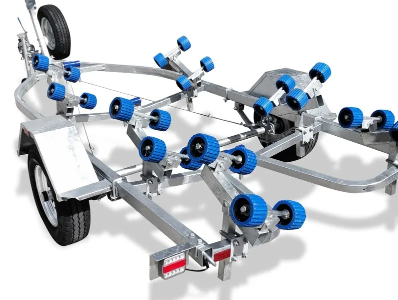 Hot Dipped Galvanized Single Axle Jet Ski Trailer And Double Axle Boat