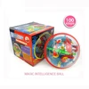 Classical educational plastic toy 3D 100steps colorful handheld ball bearing maze game