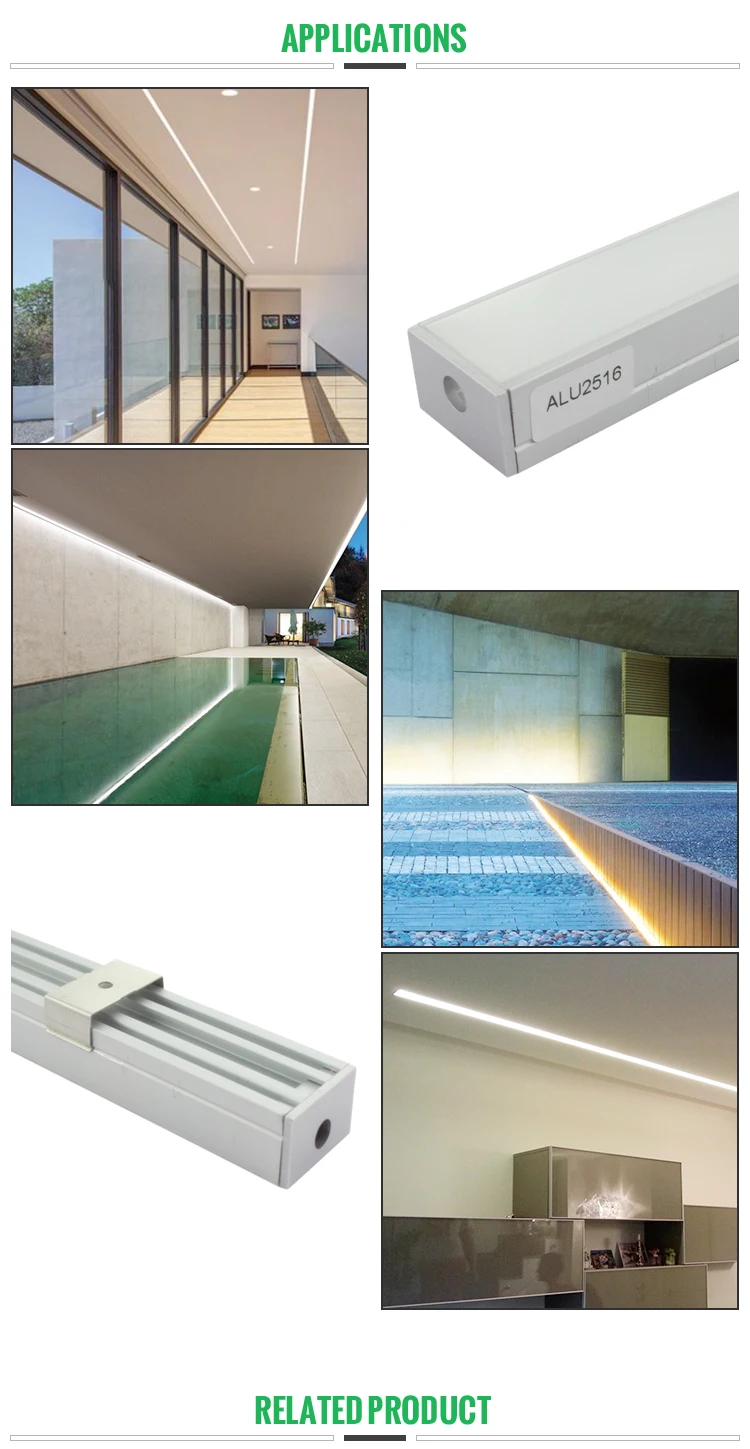 Wholesale alu led aluminum profile put door