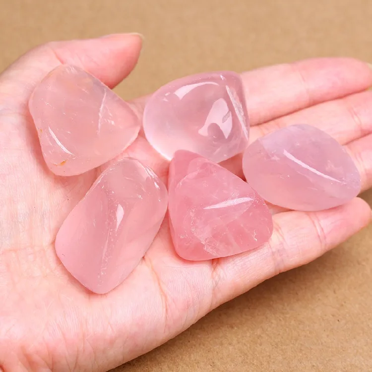 Камни розового цвета фото Bulk Wholesale Natural Rose Quartz Polished Tumbled Stone Display - Buy Tumbled 