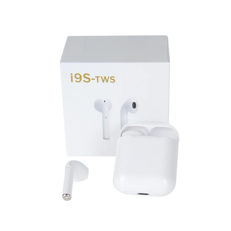 

2019 new I7S i9 Tws Wireless Blue tooth Earphones I8 Wireless Earbuds With Charging Case, White