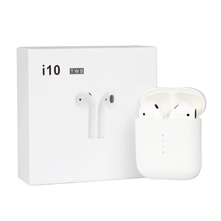 

Oem Bt V5.0 Mini Dual Headset Call I10 Earbuds I7S Wireless Music Bass Headset For Iphone 6S 7, White