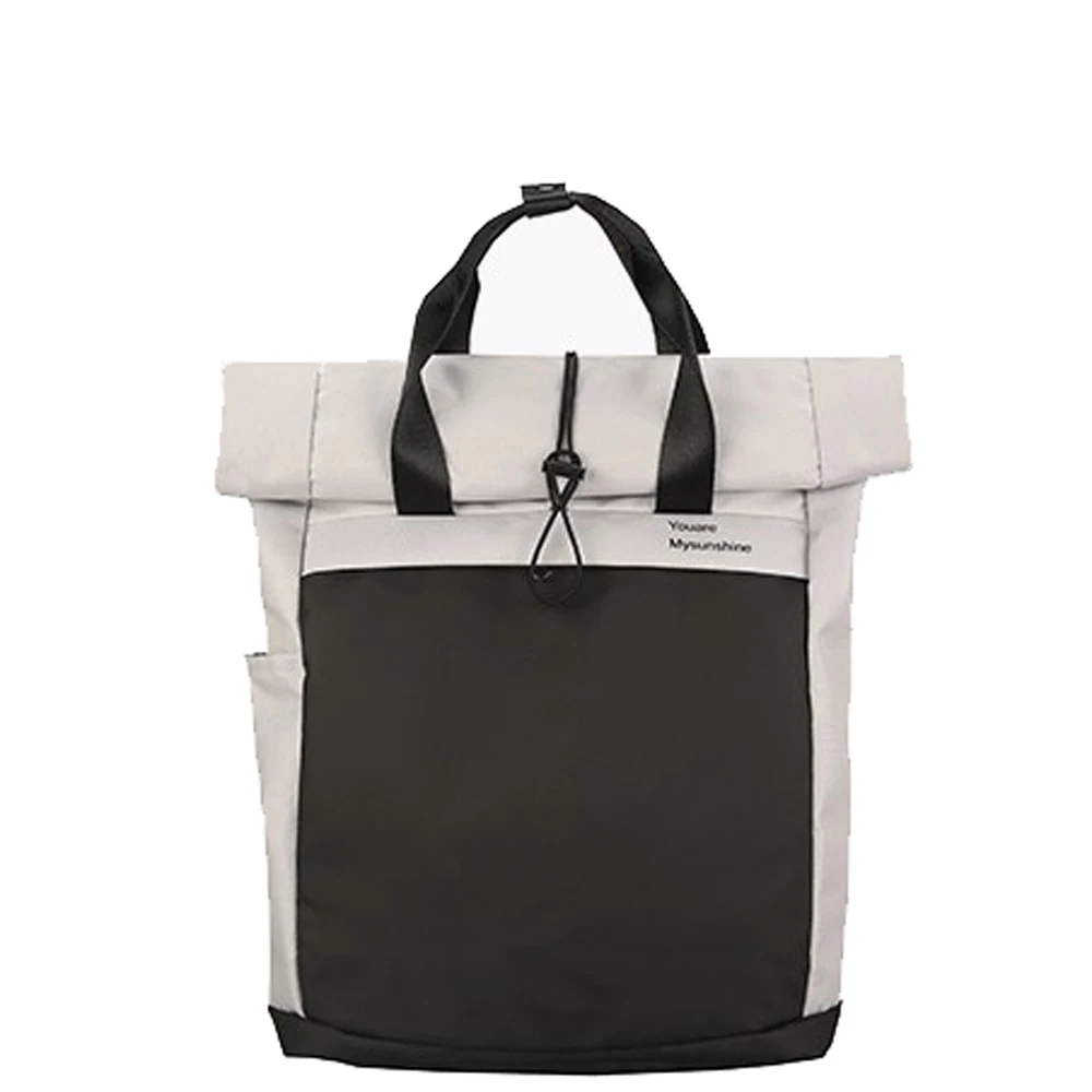 

New Style Fashion Unisex 2021 Large Capacity Zipper Canvas Laptop School Backpack Bag, Light gray,red,black