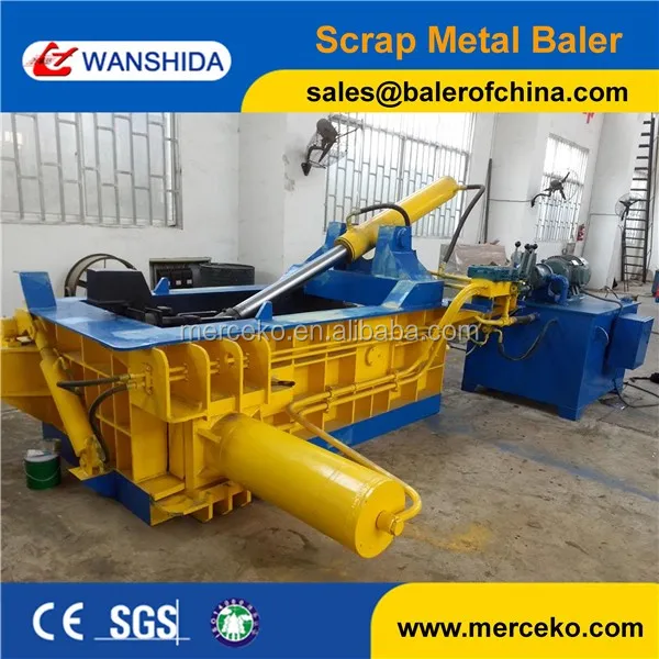 
CE Certification Hydraulic Aluminum UBC Cans Baler Press Machine 