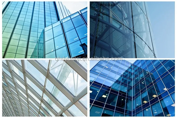 6mm 8mm 10mm 12mm 15mm Used Tempered Glass Exterior Wall Panels For