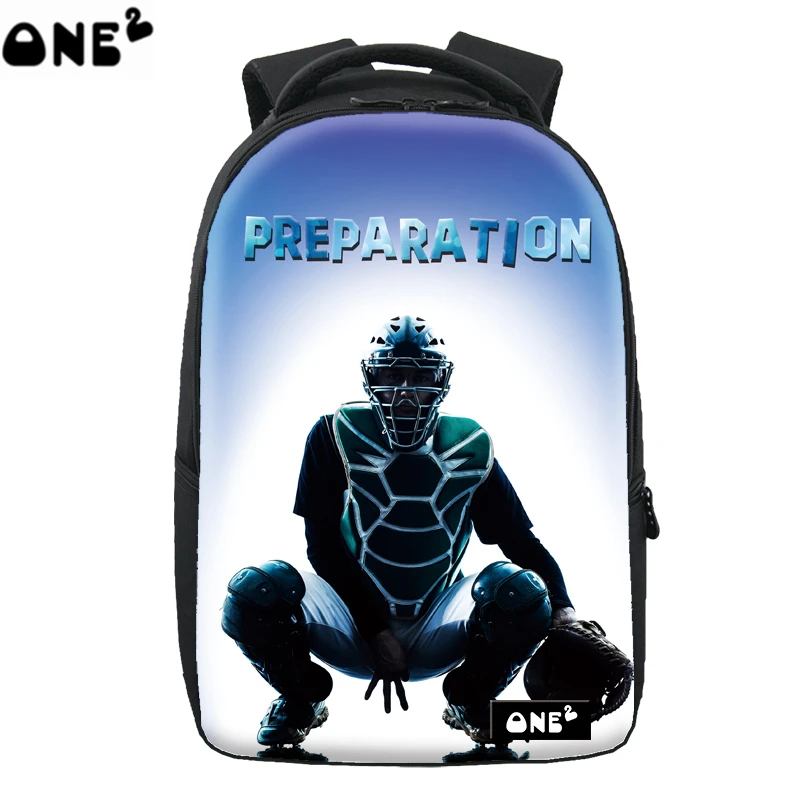 

Sport preparation light blue baseball school computer laptop travel backpack for girls, Customized