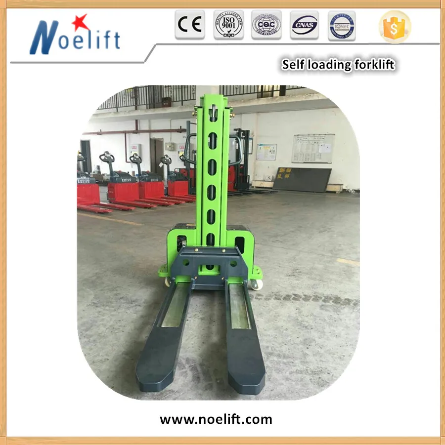 
500kg 1000mm Self-elevator Stacker with distributor price 