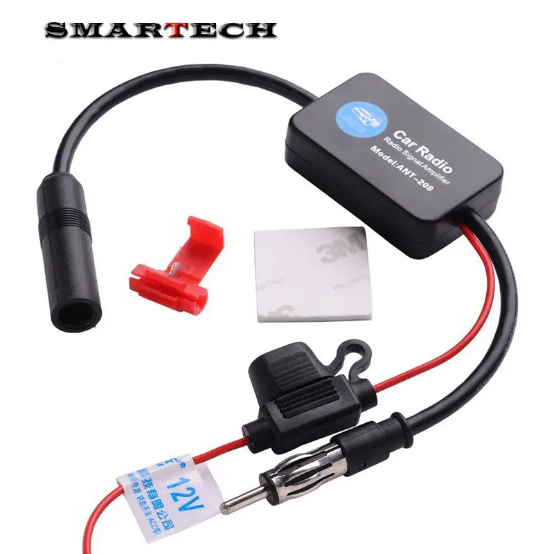 ANT 208 Universal Car FM AM Radio 25db Strengthen Antenna Signal Amplifier Booster