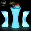 Intelligent Illuminated Colorful High Top Led Bar Chair Cocktail Tables