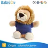 Mini Plush Lion Keychain Stuffed Plush Lion Toy With T-shirt