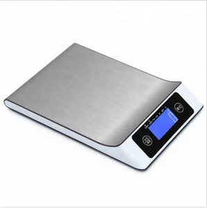 Image of New Design Household High Accuracy 5/10/15kg Stainless Steel Digital Kitchen Food Weighing Scale With LED Display