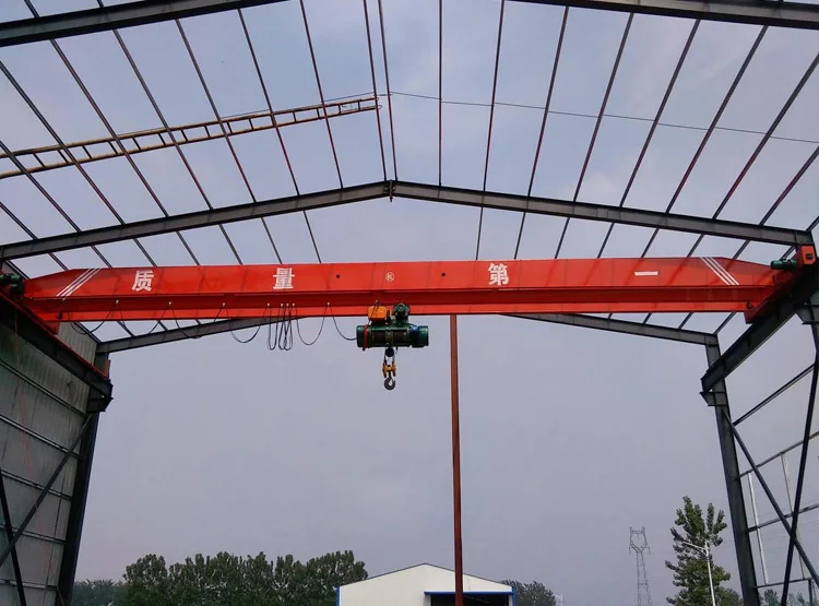 2 ton mini hoist manual single girder overhead crane