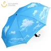 High Quality Novelty Surface Sky Pattern Design Folding Umbrella