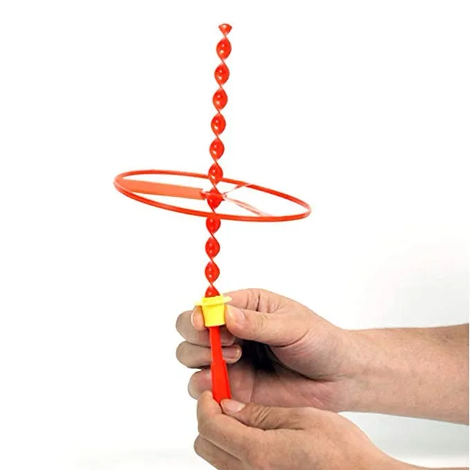 Hundred Power's Dragonfly Toy Plastic Twisty Flying Saucers Spinning