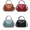Litchi Pillow Bag Shoulder Solid Tote Bag
