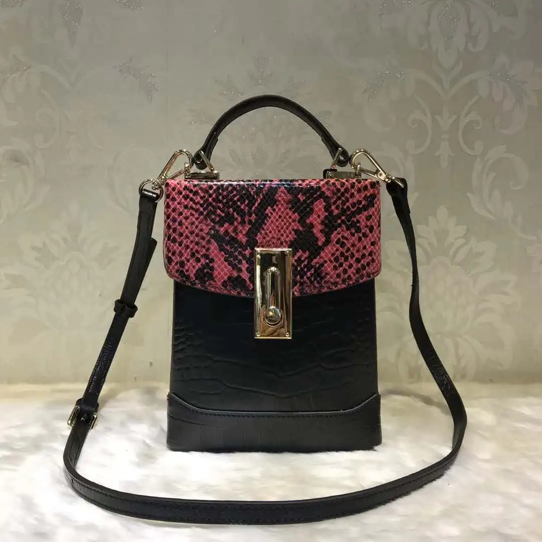 

2020 New Design Fashion Small Size Lady Shopping Cross Body Genuine Leather Handbags for Women
